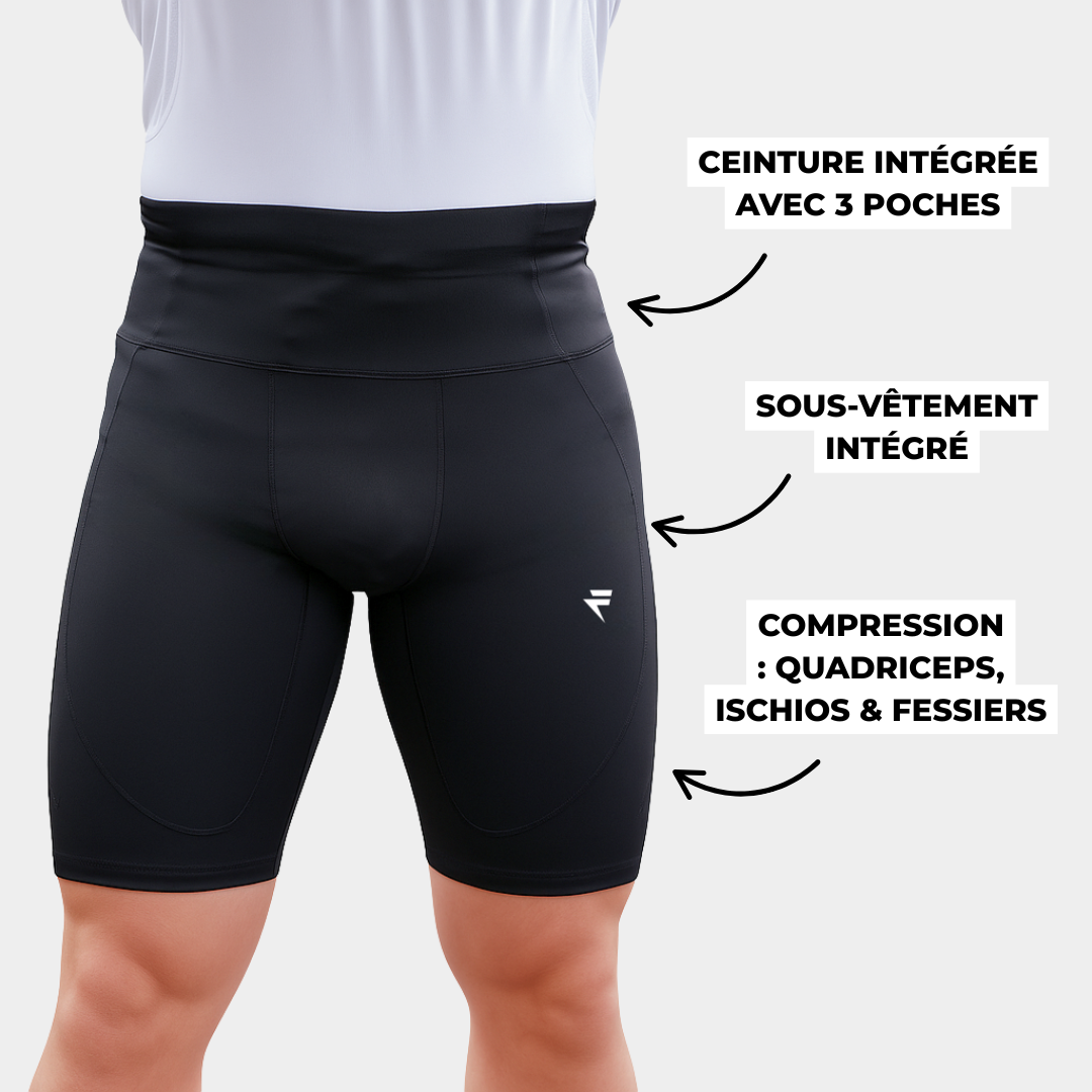 Cuissard de Course avec Ceinture intégrée